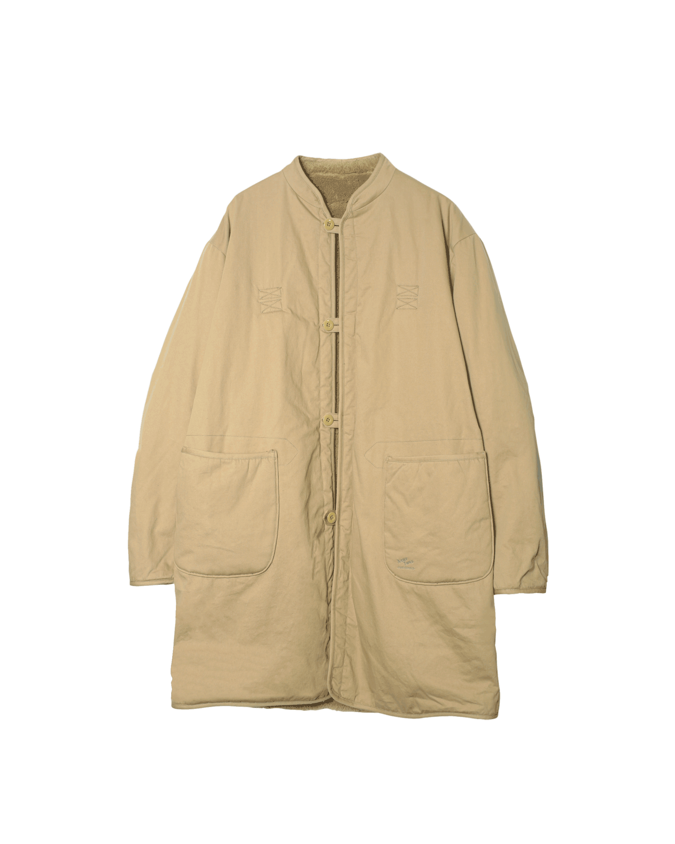 Broken Twill Reversible Coat – ARMY TWILL Broken Twill Reversible Coat – ARMY TWILL