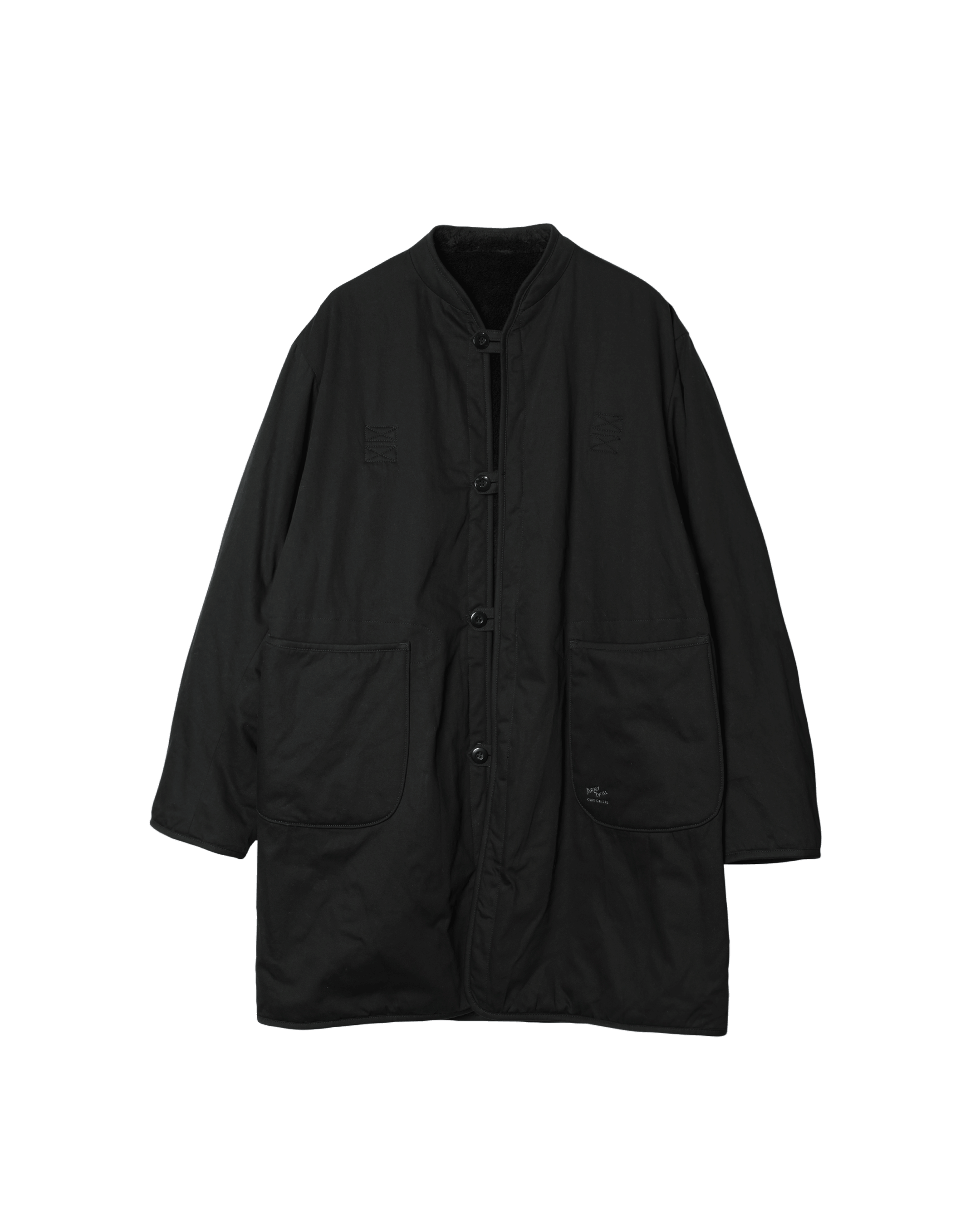Broken Twill Reversible Coat – ARMY TWILL Broken Twill Reversible Coat – ARMY TWILL