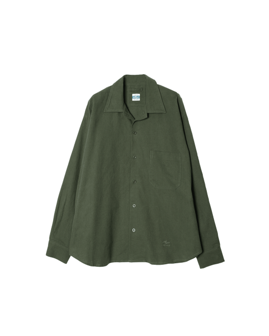 Brushed Plain Utility Shirt