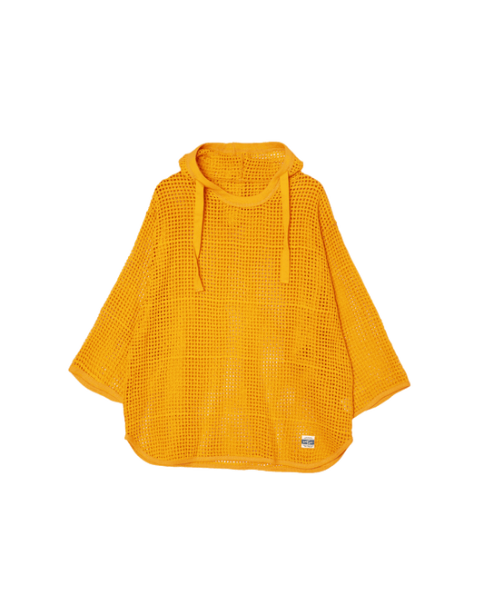Cotton Mesh Hoodie