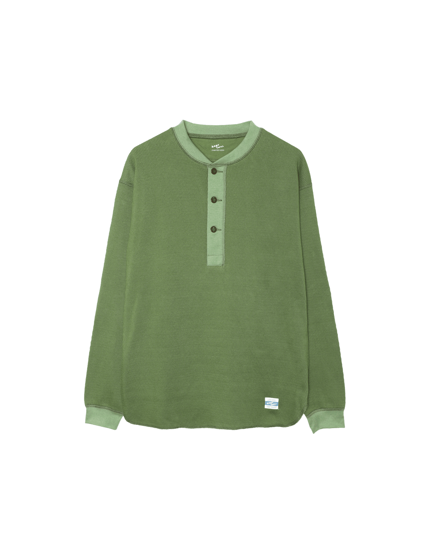 Honeycomb Henley LSTee