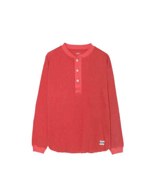 Honeycomb Henley LSTee