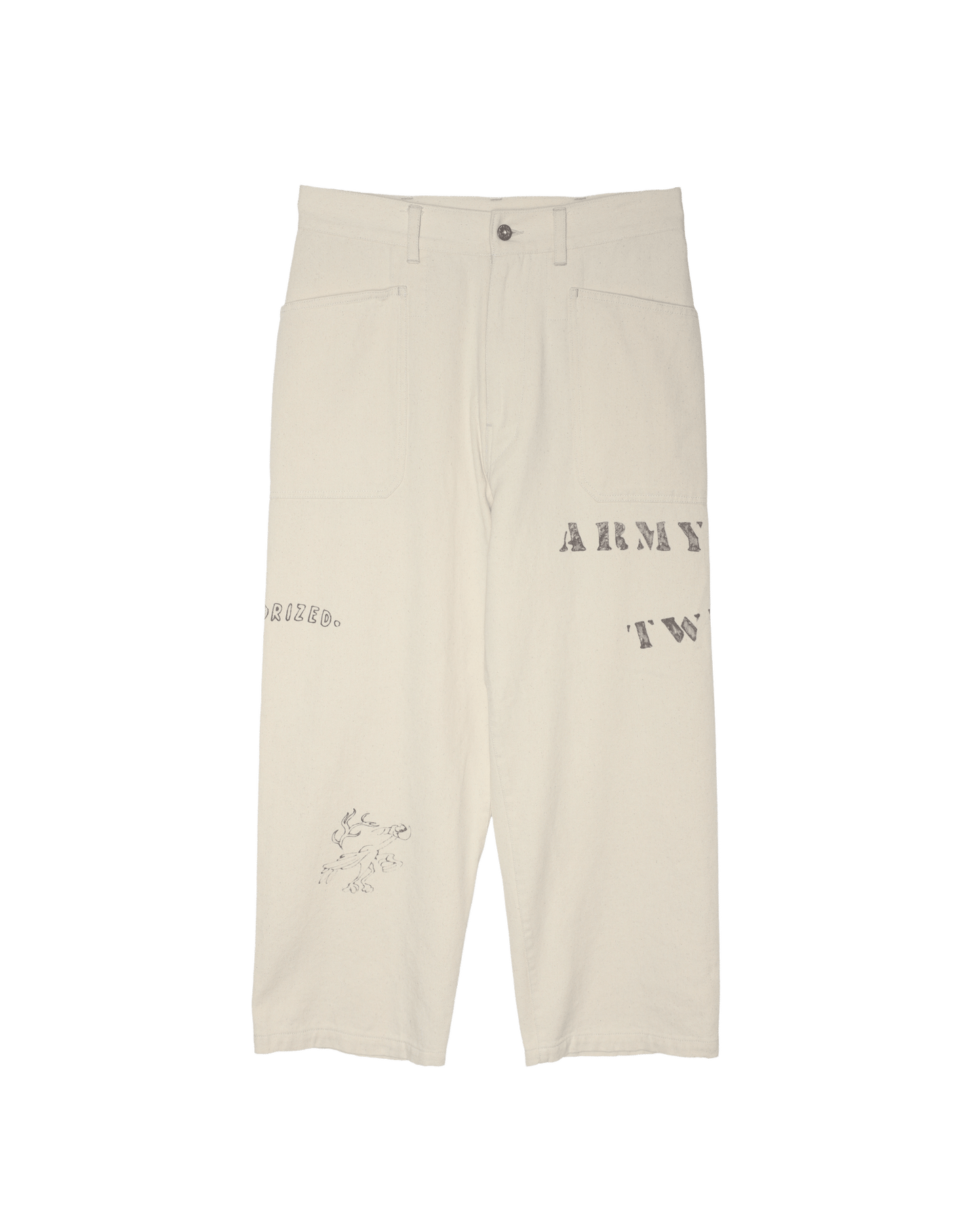 Print Denim 4PK Pants
