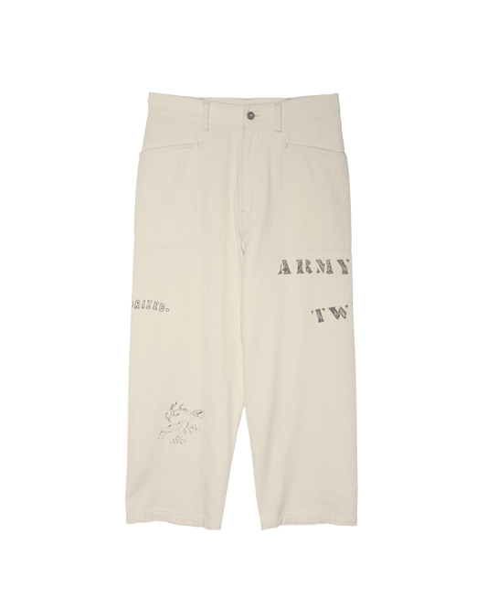 Print Denim 4PK Pants