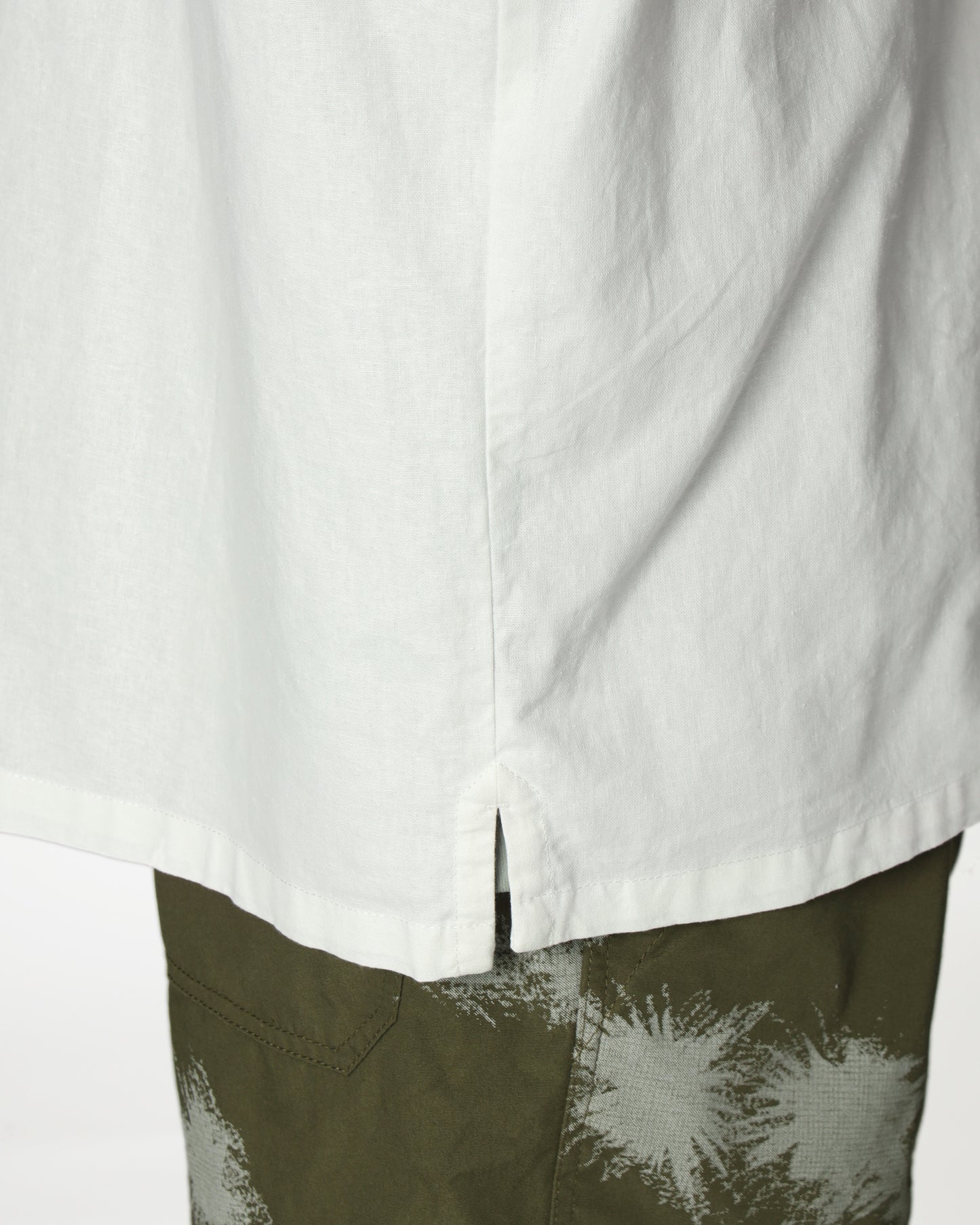 Cotton/Linen Slab H/S Utility Shirt